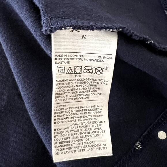 Old Navy Blue Polka Dot Long Sleeve Dress - Picture 7 of 8